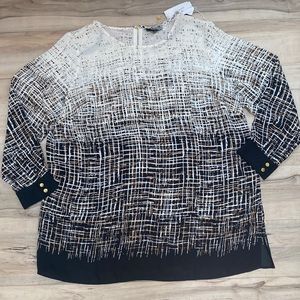 NWT Premise Studio Woman 1X Blouse